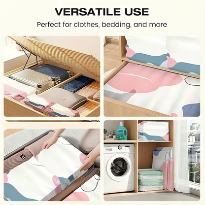 Thickened Stereoscopic No-Pump Vacuum Compression Bag